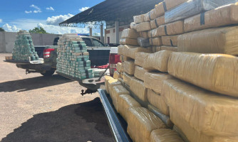 Operação integrada resulta na apreensão de mais de 390 kg de drogas