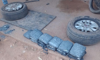 Drogas nos pneus: Polícia intercepta carro em Lambari D'Oeste