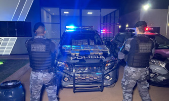 Polícia encontra drogas em esconderijo com escudo do Flamengo em Pontes e Lacerda
