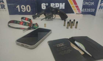 Moto roubada e arma de fogo são apreendidas, Policia afirma que foram usados em assassinato de mulher em Cáceres