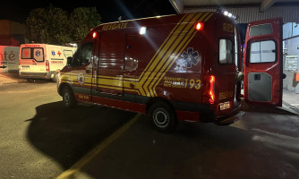 Acidente é registrado e uma das vítimas  está com suspeita de traumatismo craniano