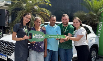 Sicredi encerra a campanha Capital Premiado 2024 e entrega carro 0km na região do Mato Grosso.
