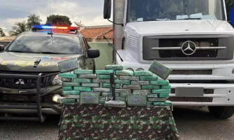 Casal é preso transportando drogas em freezer dentro de caminhão em Porto Esperidião