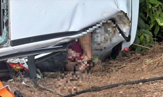 Grave acidente na BR-174 em Pontes e Lacerda deixa dois mortos na véspera de Natal