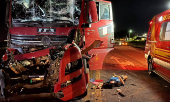 Gravíssimo acidente no trevo de Pontes e Lacerda deixa uma vítima fatal