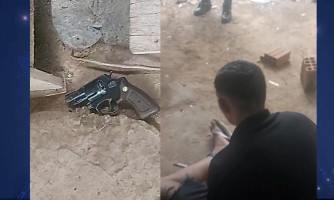Homem armado é preso em casa abandonada no Bairro Jardim das Oliveiras, em Cáceres