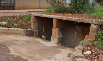 Moradores se preocupam com bueiros altos em Pontes e Lacerda