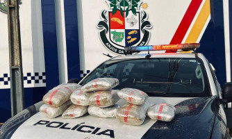 Polícia Militar prende homem com 11 pacotes de supermaconha em Mirassol d’Oeste