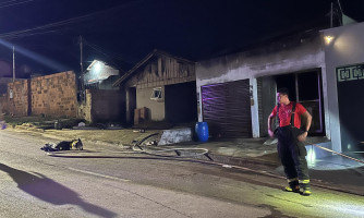Tentativa de homicídio e incêndio em residência é registrado na madrugada