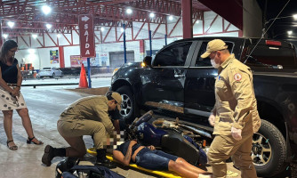 Acidente de trânsito na madrugada mobiliza Corpo de Bombeiros em Pontes e Lacerda