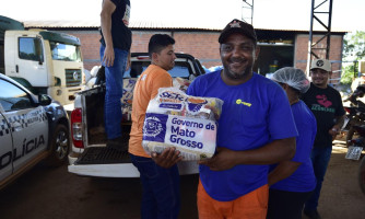 Governo de MT aplica mais de R$ 27 milhões e beneficia famílias com mais de 229 mil cestas básicas em 2024