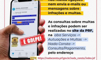 Criminosos usam nome da PRF para aplicar golpes