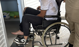 Motociclista sofre queda e fica ferido em cruzamento da BR-174B com a Américo Mazete