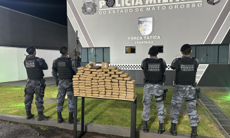 Homem é preso com 92 tabletes de maconha avaliada em 280 mil reias em Pontes e Lacerda