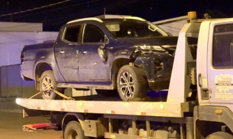 PRF recupera caminhonete furtada nas proximidades de Pontes e Lacerda