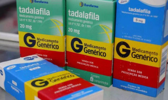 Tadalafila foi o terceiro medicamento mais vendido no Brasil, aponta Anvisa