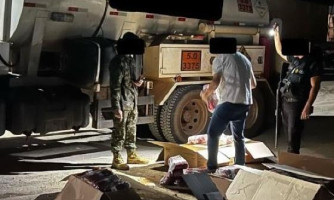 Carga de explosivos são aprendidas durante operação