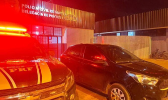 PRF recupera veículo roubado na Bahia durante fiscalização em Pontes e Lacerda