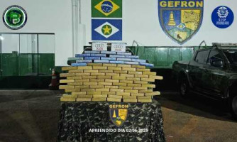 Gefron apreende quase 150 kg de cocaína em Porto Esperidião