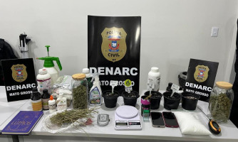 Polícia Civil deflagra operação em combate ao tráfico de drogas em Pontes e Lacerda