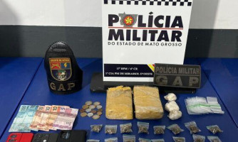 Após perseguição policial traficantes são presos em Mirassol D'Oeste