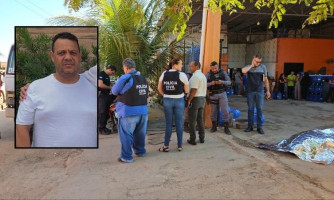 Bandido invade distribuidora em Cáceres e mata comerciante a tiros na frente do filho