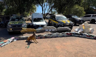 Drogas que sairam de São Jose dos Quatro Marcos são apreedidas pelo Gefron e PRF em Várzea Grande