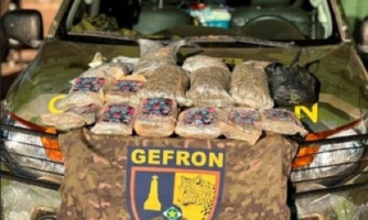 GEFRON e Força Tática Apreendem Mais de 16 Kg de Drogas na Fronteira em Pontes e Lacerda
