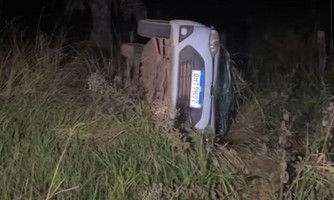 Capotamento é registrado na Br-174 proximo ao laticínio