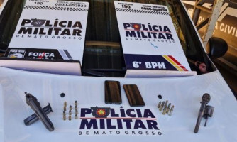 Presos com armas e mapa de execução: polícia frustra plano de homicídios em Cáceres