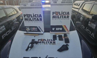 Quatro suspeitos de facção criminosa são presos pela PM em Cáceres
