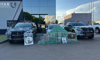 Ação Integrada da PM em Pontes e Lacerda apreende quase meia tonelada de drogas