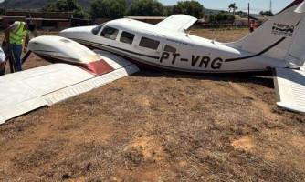Avião com deputado Carlos Avallone sofre pane no trem de pouso; pouso é feito com segurança