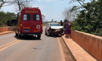 Motorista dorme ao volante e provoca acidente na BR-174B; ninguém ficou ferido