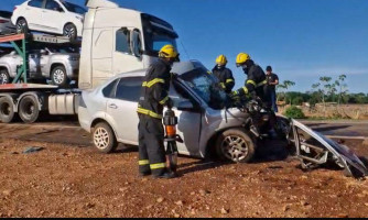 Acidente grave na BR-174 em Pontes e Lacerda deixa uma vítima fatal