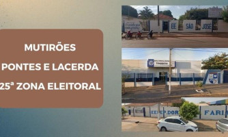 Mutirões eleitorais focarão em escolas de Pontes e Lacerda na próxima semana