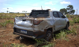 Ultrapassagem malsucedida termina em acidente na BR-174, em Pontes e Lacerda