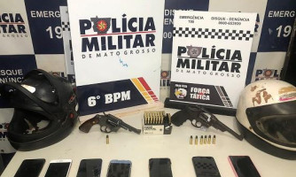 Força Tática desarticula grupo suspeito de atentado e prende cinco em Cáceres