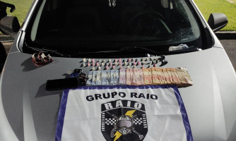 Denúncia leva à prisão de suspeito com pasta base e dinheiro em Pontes e Lacerda