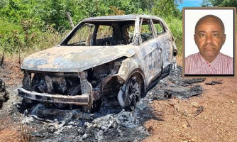 Motorista de aplicativo desaparece em trajeto entre San Matías e Cuiabá; carro é encontrado carbonizado