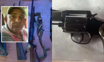 Após 16 anos foragido, assassino de ex-mulher e sogros é preso na Bolívia com 6 armas