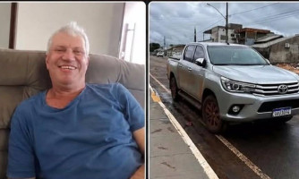 Caminhonete é roubada e homem desaparecido é encontrado com vida na região de Nova Lacerda
