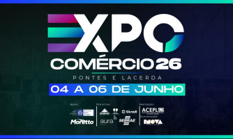 Expocomércio 2026 é lançada em Pontes e Lacerda com expectativa de grande público