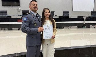 Major Capobianco recebe título de Cidadão Pontes-lacerdense