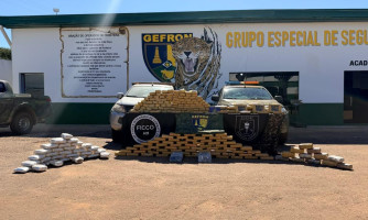 Carga de drogas é interceptada em rota clandestina na fronteira entre Brasil e Bolívia