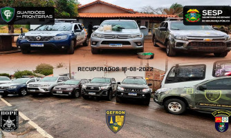 Ação conjunta apreende veículos roubados e descobre refinaria de drogas em Mirassol D’Oeste