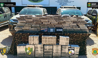 Carregamento de drogas é encontrado junto com carga de arroz, em Campos de Júlio
