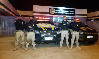 Casal que transportava drogas em ônibus são presos pela PRF em Pontes e Lacerda