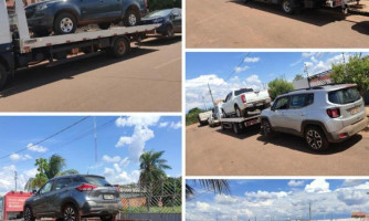 Cinco veículos locados em diferentes estados são recuperados na região de fronteira em Vila Bela