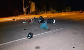 Colisão entre duas motocicletas na BR 174 B deixa duas vítimas fatais